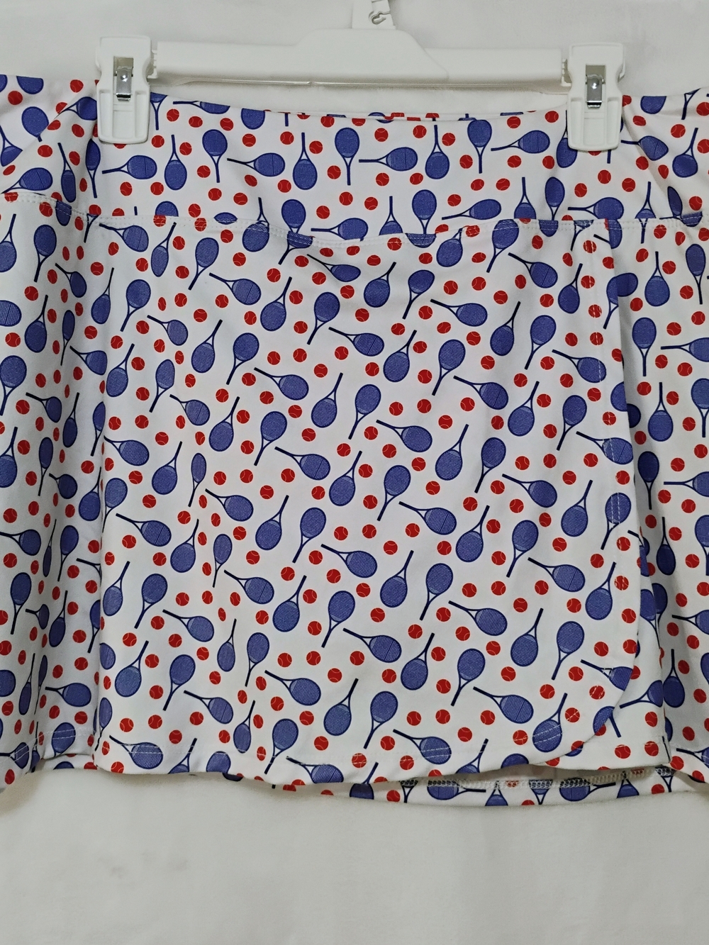 Love Love Skirts Tennis Racquet Print Athletic Skort Skirt Womens XL Stretch R